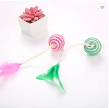 Load image into Gallery viewer, Cat/Small Dog Woven Sisal Balls - Pack of 2