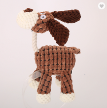 Load image into Gallery viewer, Corduroy Donkey Plush/Rope Toy