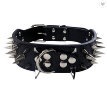 Load image into Gallery viewer, Stylish & Spikey Tough Dog Collar
