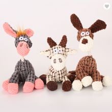Load image into Gallery viewer, Corduroy Donkey Plush/Rope Toy