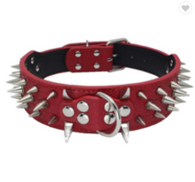 Load image into Gallery viewer, Stylish & Spikey Tough Dog Collar