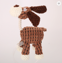 Load image into Gallery viewer, Corduroy Donkey Plush/Rope Toy
