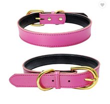 Load image into Gallery viewer, Leather Collars with Matching Leash
