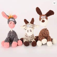 Load image into Gallery viewer, Corduroy Donkey Plush/Rope Toy
