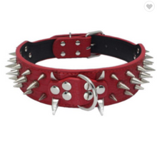 Load image into Gallery viewer, Stylish &amp; Spikey Tough Dog Collar
